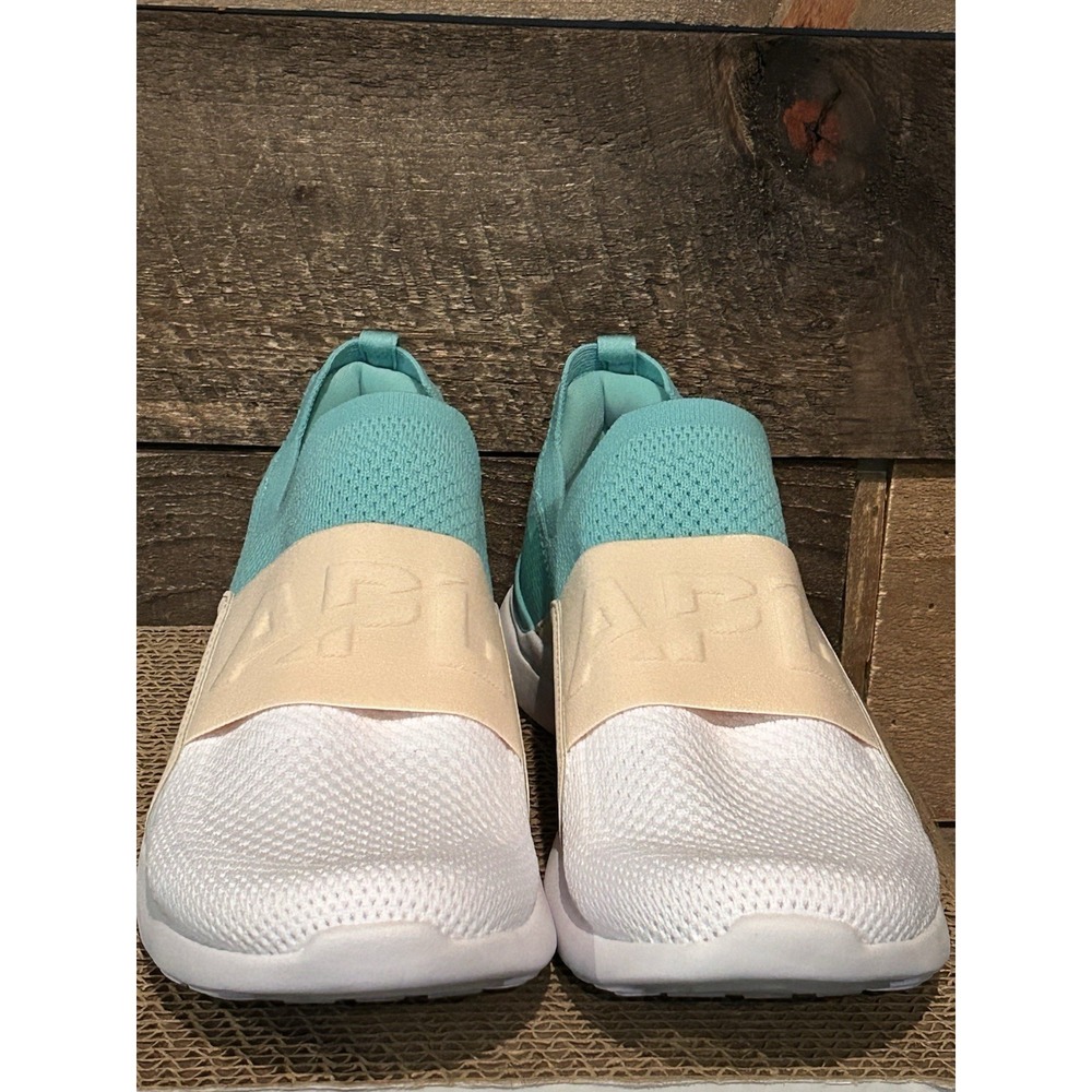 New APL Athletic Propulsion Labs WOMEN'S TECHLOOM BLISS Mint Beach White 9 - Picture 2 of 8